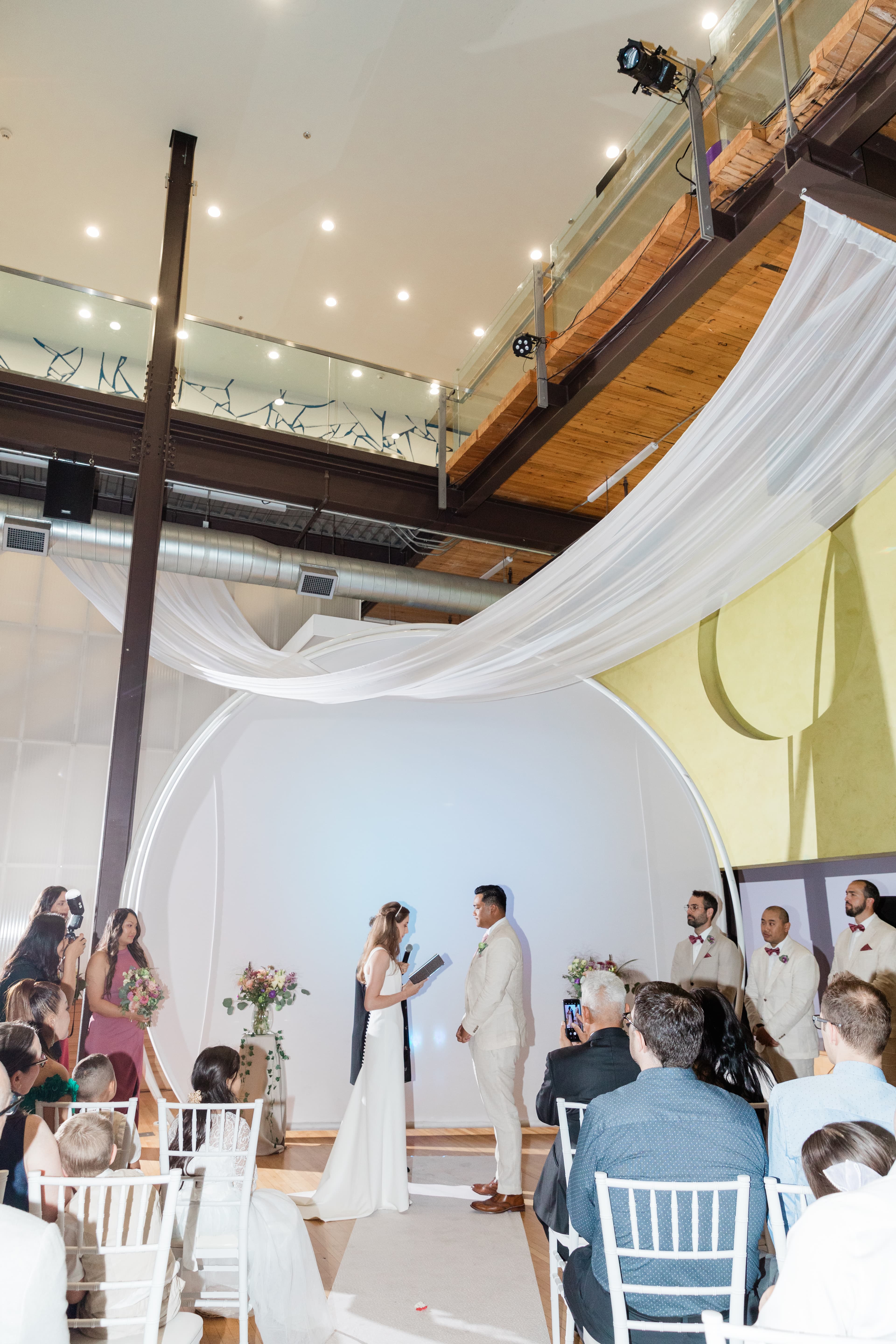 modern museum wedding Kitchener