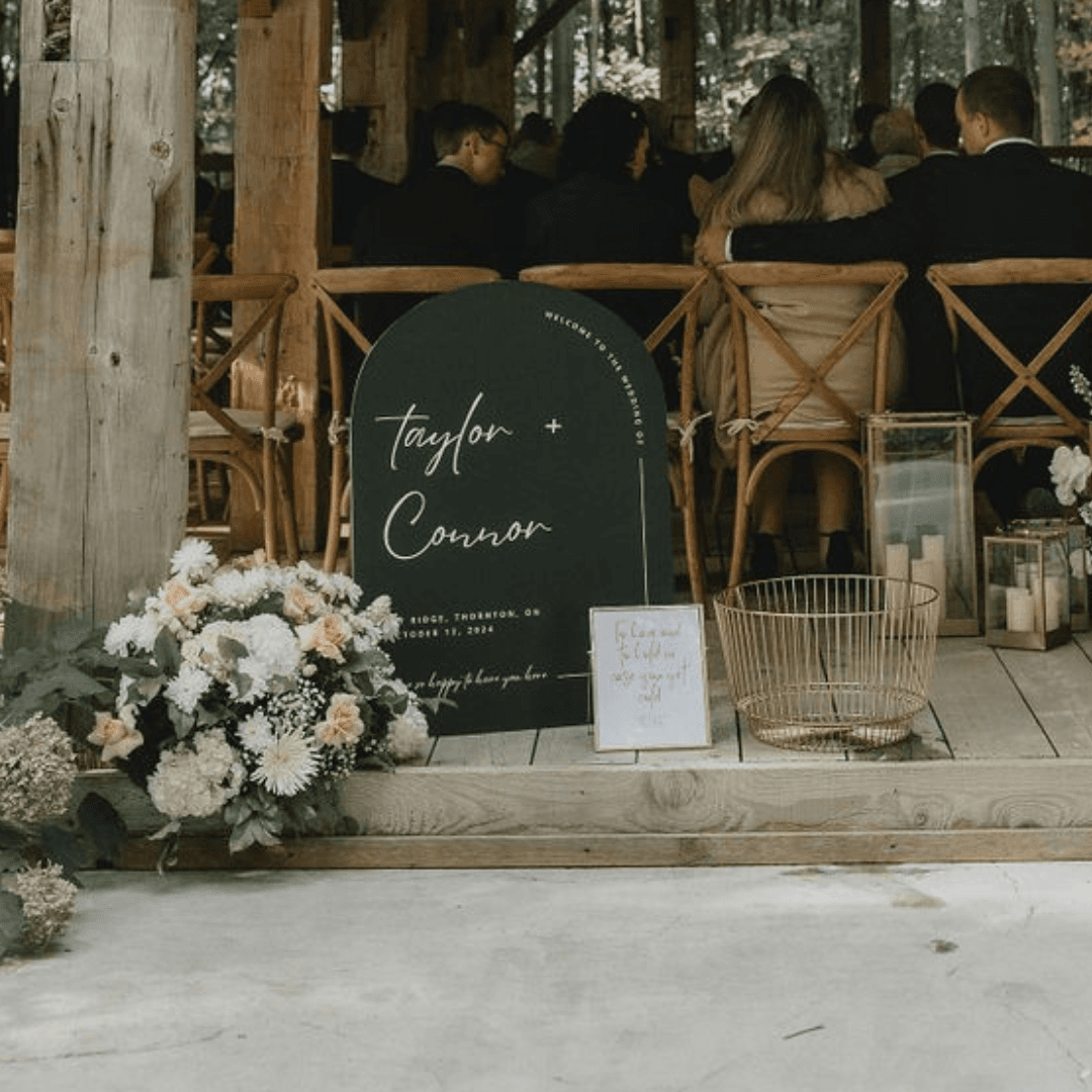 Custom Wedding Signs | Welcome Signs, Seating Charts, Menus & More at Just Printed - www.theweddingring.ca - listings -
