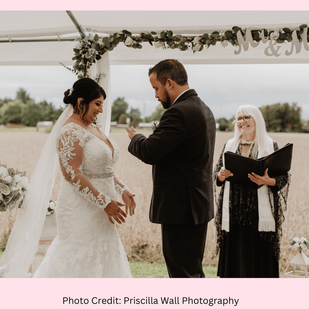 Rev. Claudia – Ordained Wedding Officiant - www.theweddingring.ca - listings -