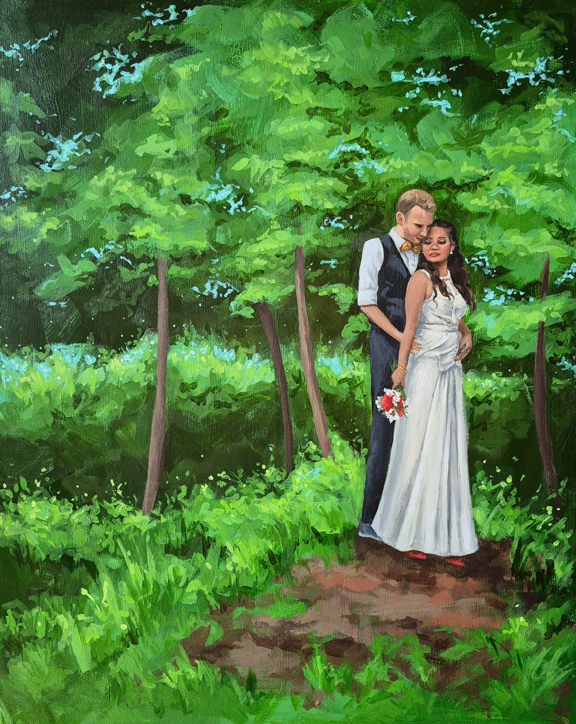updatedtwr - Live Wedding Paintings — Shayla Spalding Studio - www.theweddingring.ca - twr listings