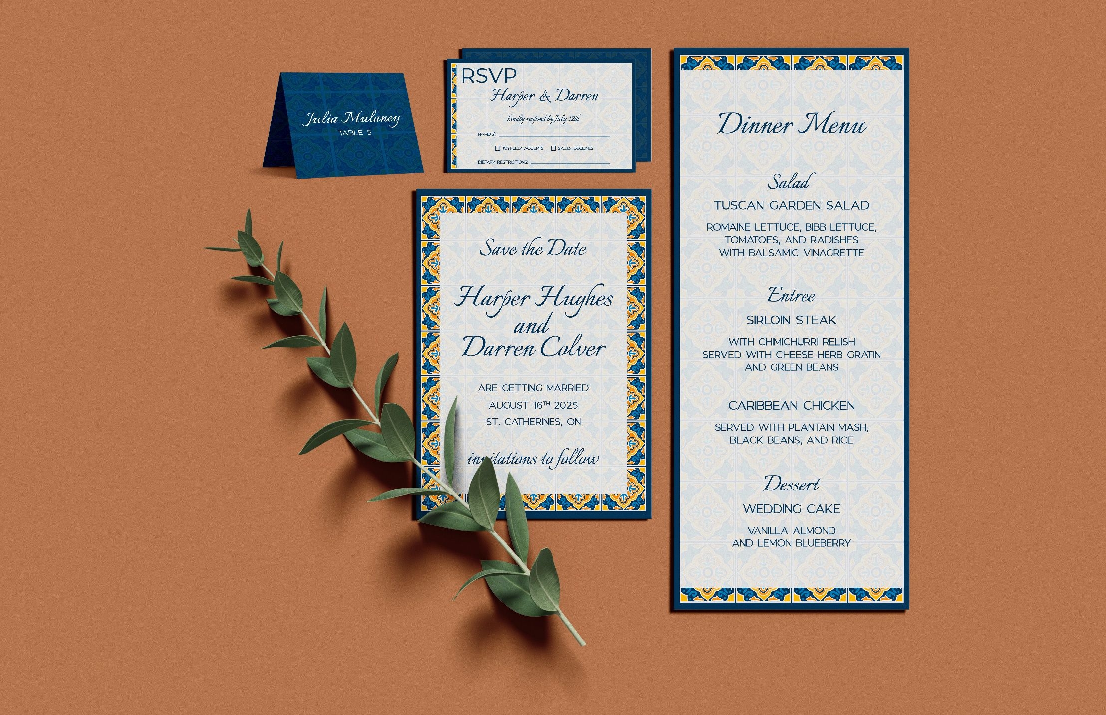 Custom Wedding Stationary by Spruce County Press - www.theweddingring.ca - listings -