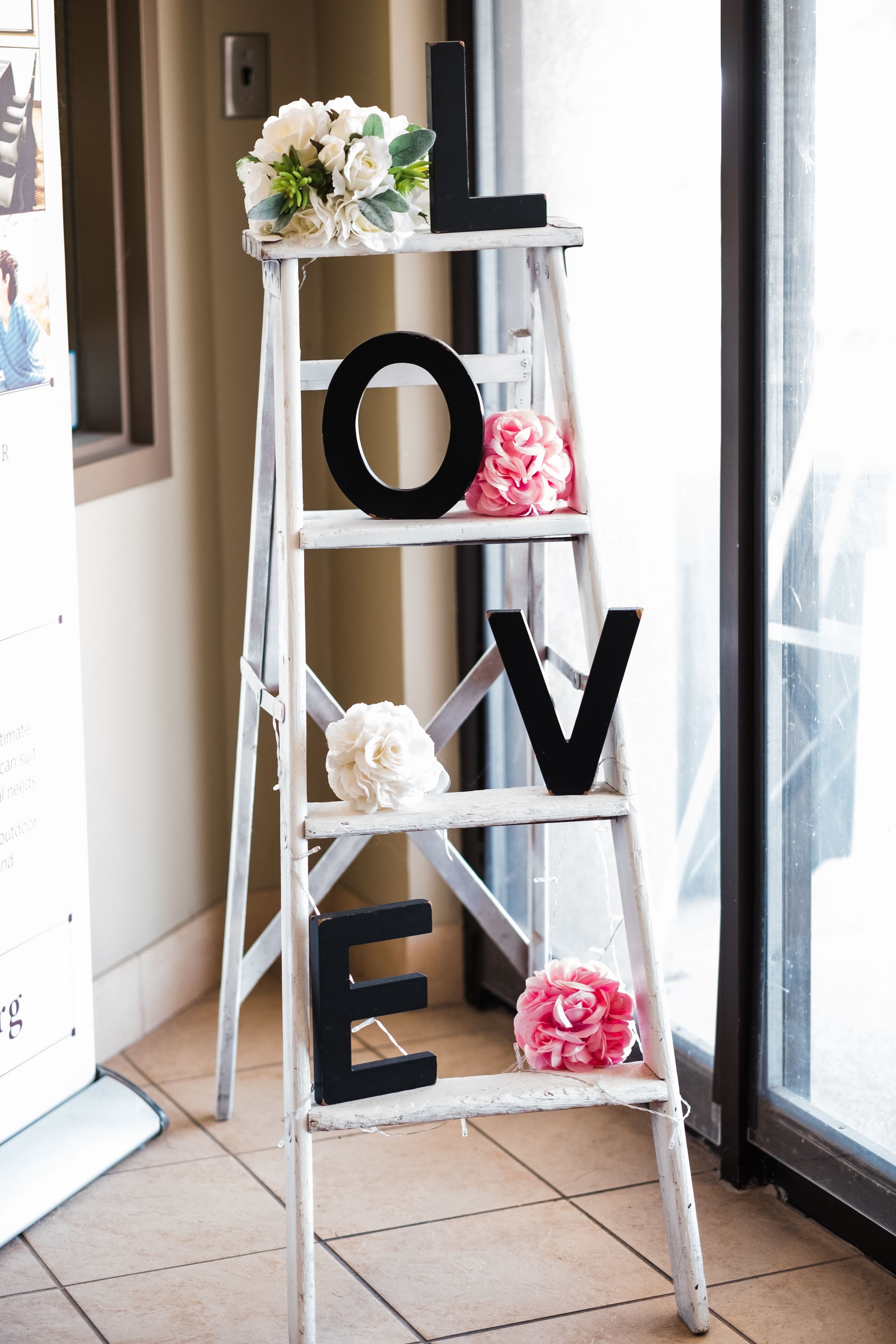 The wedding ring, Waterloo Regional Police Association, BMKH Photography, KW wedding photographer, Waterloo wedding venue, Kitchener wedding venue, Cambridge wedding venue, wedding decor, wedding decor, ladder with the letters love on each step