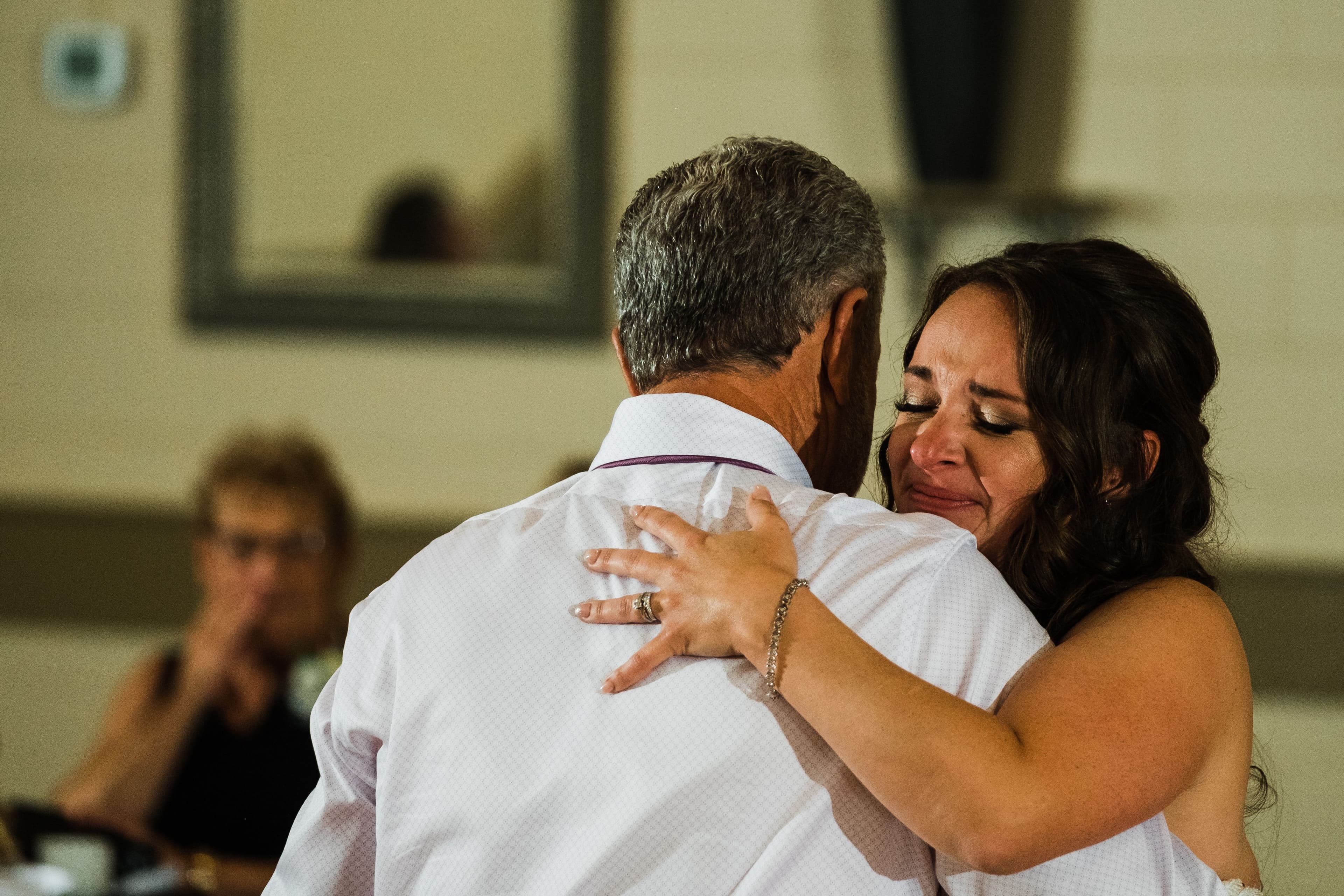 The wedding ring, Waterloo Regional Police Association, BMKH Photography, KW wedding photographer, Waterloo wedding venue, Kitchener wedding venue, Cambridge wedding venue, bride and her father having their father daughter dance