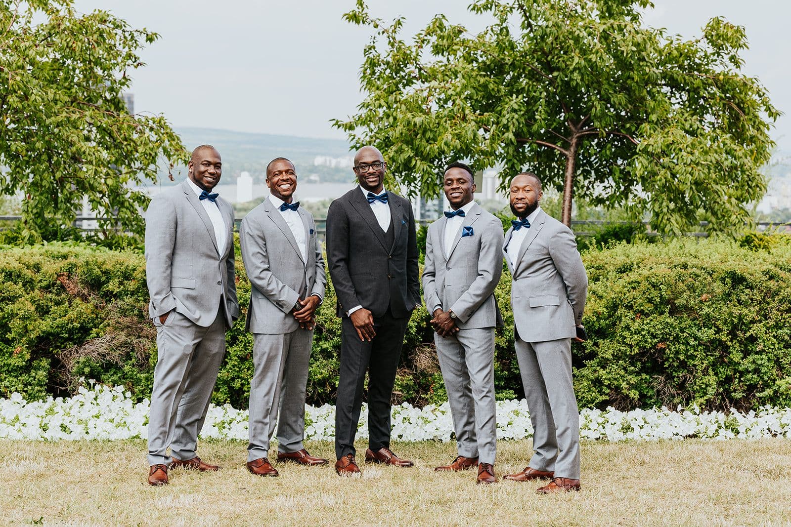 C Hotel by Carmen's, Hamilton wedding venue, Fedora Media, Cambridge wedding photographer, the wedding ring, Groom and his groomsmen