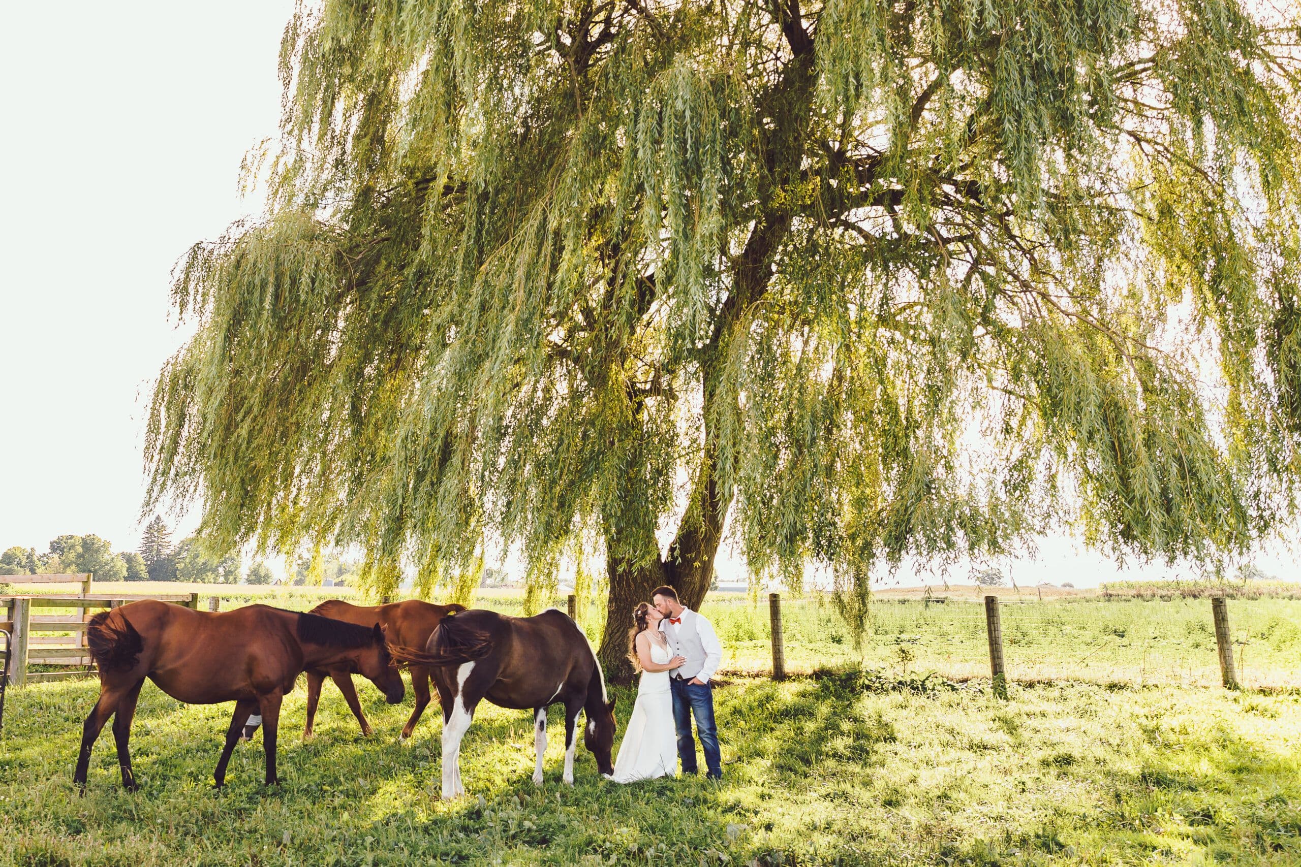 Country Farm Wedding Love