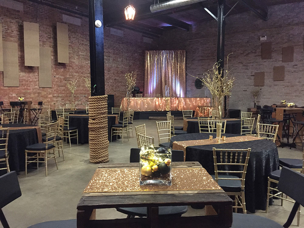 rustic brick wall wedding decor now & always