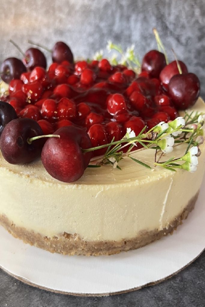 Cherry Cheesecake from Make A Wish Cakes.
