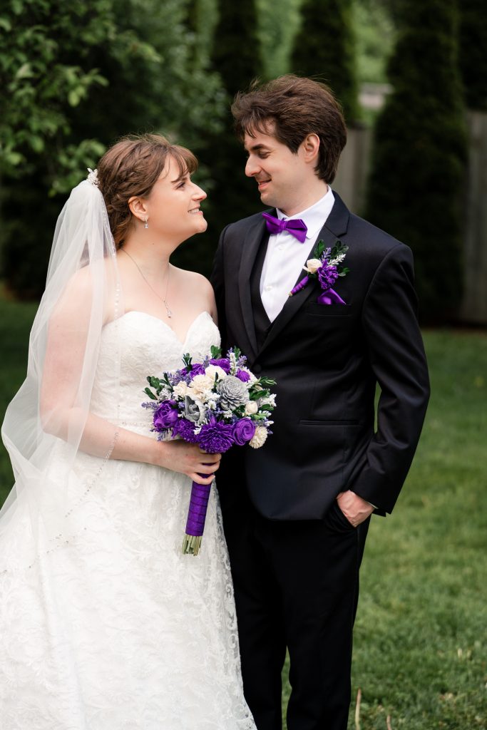 The Wedding Ring, Enduring Promises, Wedding Officiant, Toronto Wedding Officiant, Red Suite Photography, Bride and Groom at alter during ceremony