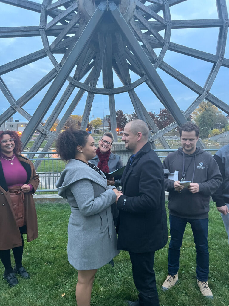 the wedding ring, enduring promises, wedding officiant, Kitchener Waterloo wedding officiant, wedding rehearsals