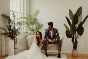 Tropical Inspired Wedding in the City
